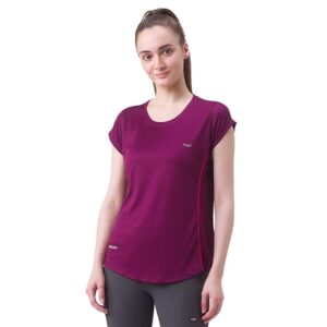 visit the berge store berge' ladies polyester dry fit western shirts & tshirts for women, quick drying & breathable fabric, gym wear tees & workout tops (black colour)