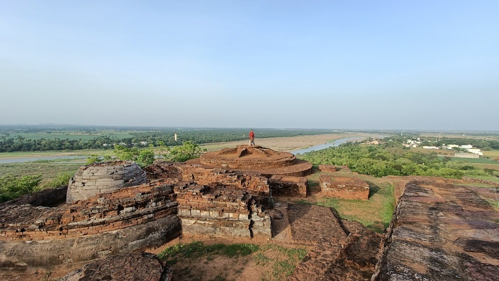 Archaeological remains at Salihundam in Srikakulam